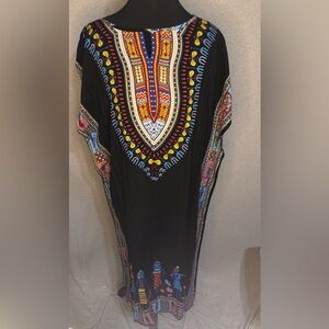Colorful Ethnic Maxi Dress